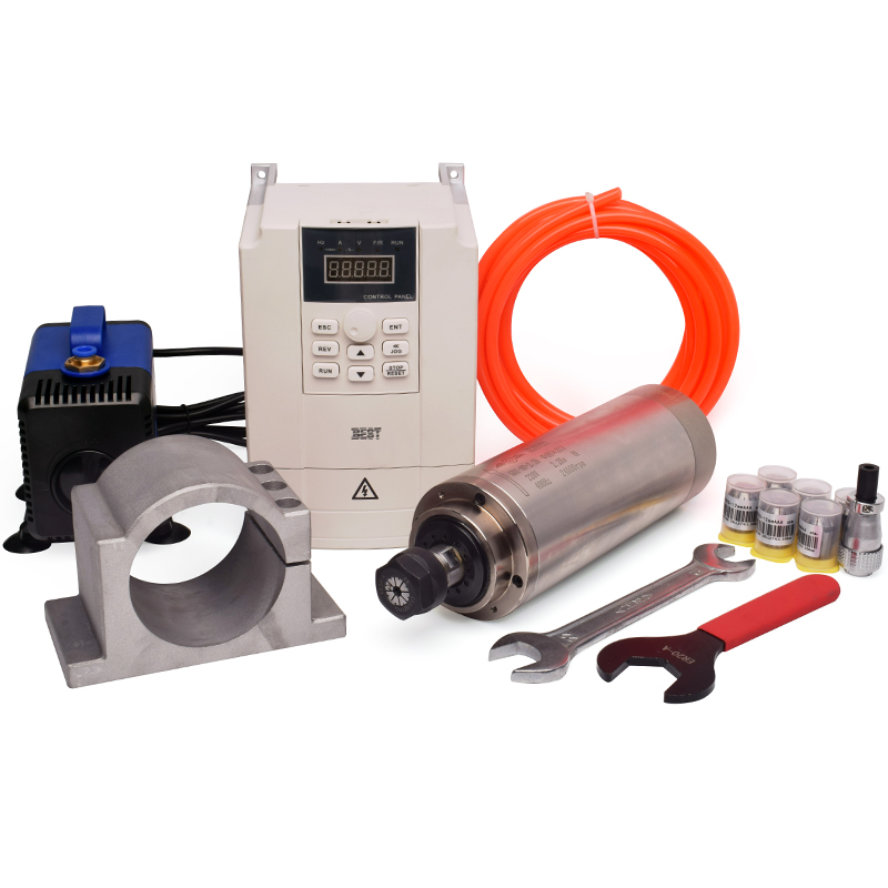低価格高速GDZ 2.2kw 24000rpm 400Hzス - 2.2Kw Water Cooled Spindle Kit Vfd のレビューと価格